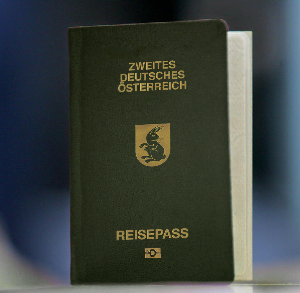 Reichsbürger-Pass des Zweiten Deutschen Österreich